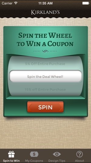 Kirkland's Spin to Win(圖1)-速報App