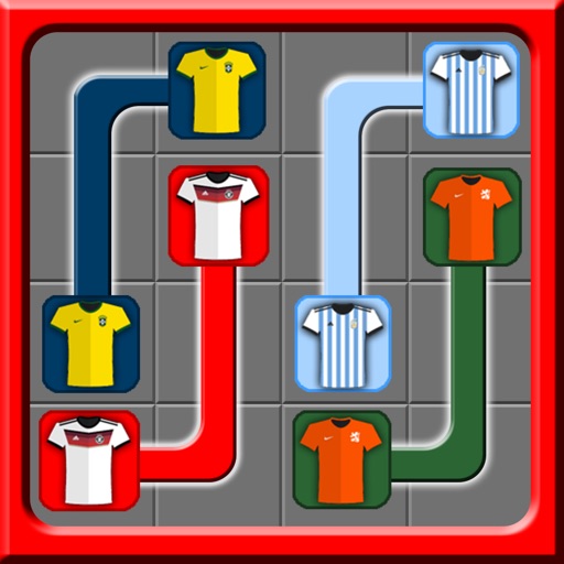 A addictive football Jersey flow brain puzzle game icon