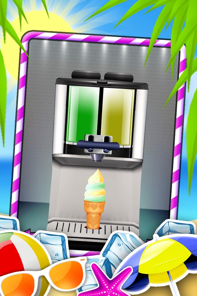 Frozen Treats Ice-Cream Cone Creator: Make Sugar Sundae! by Free Food Maker Games Factory screenshot 4