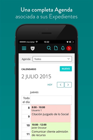 Work Guardian: Gestión para despachos de abogados screenshot 2