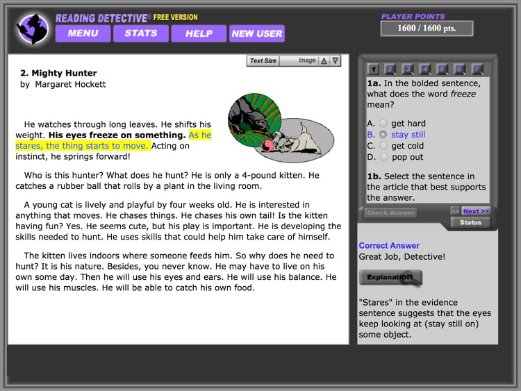 Reading Detective® Beginning (Free) screenshot-3