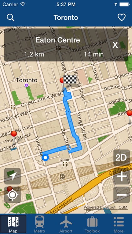 Toronto Offline Map - City Metro Airport screenshot-4