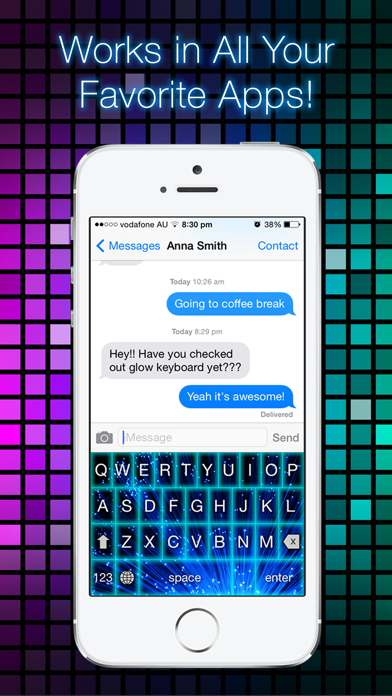 Glow Keyboard - Custo... screenshot1