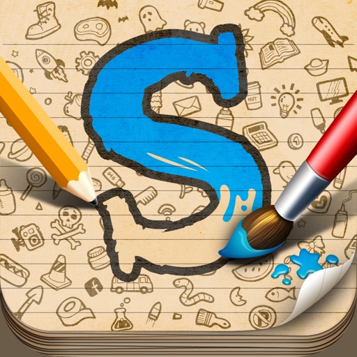 Sketch W Friends ~ Free Multiplayer Online Draw and Guess Friends & Family Word Game for iPad iOS App