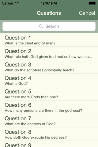 catechizeMe screenshot 2