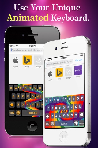 Color Keyboards for iOS 8 - Live Animated Keyboard screenshot 2