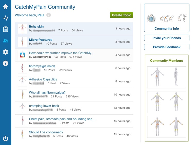 Pain Diary & Community - CatchMyPain