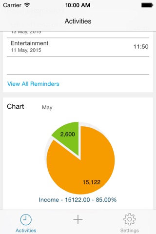 Personal Finance App screenshot 2