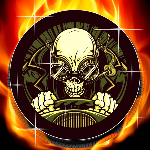 `Angry Zombie Racer 3D - The furious of mad skill skull driver Icon