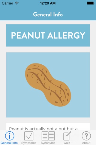 Peanut Allergy EBME screenshot 2