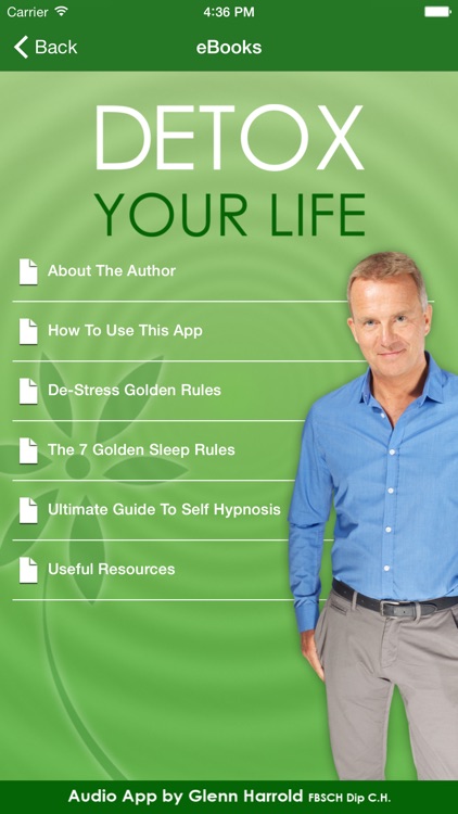 Detox Your Life by Glenn Harrold: A Self-Hypnosis Affirmation Meditation screenshot-3