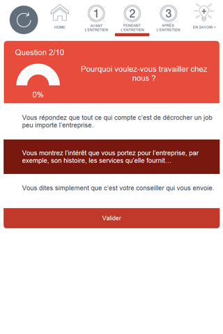 Entretien - Pôle emploi screenshot 3