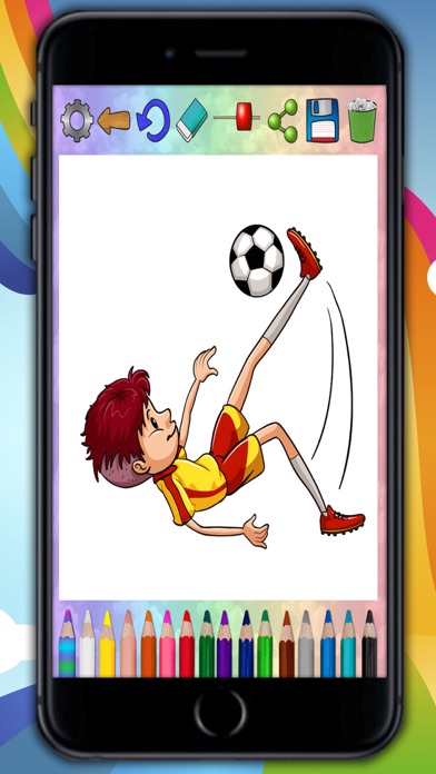 How to cancel & delete Paint magic football – coloring players and teams from iphone & ipad 3