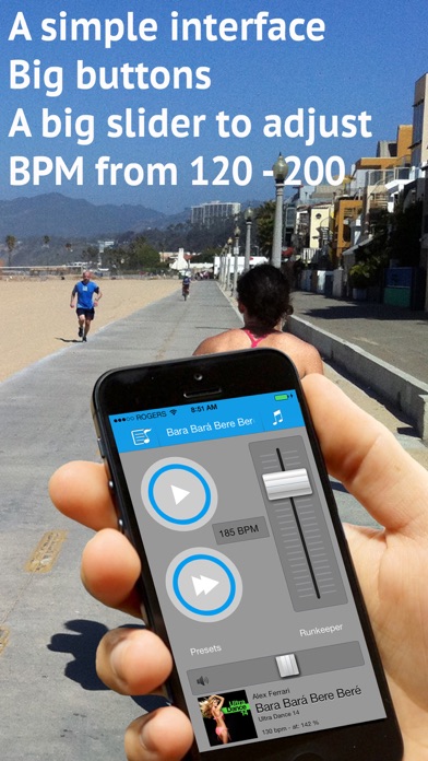 AudioStep - improve your run cadence with BPM match Screenshot 2