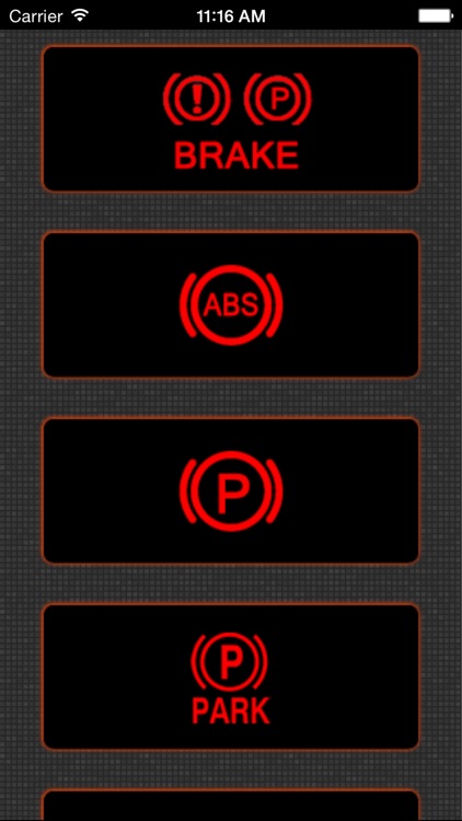 App for Lexus with Lexus Warning Lights