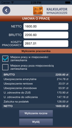 Kalkulator Wynagrodzeń !(圖3)-速報App