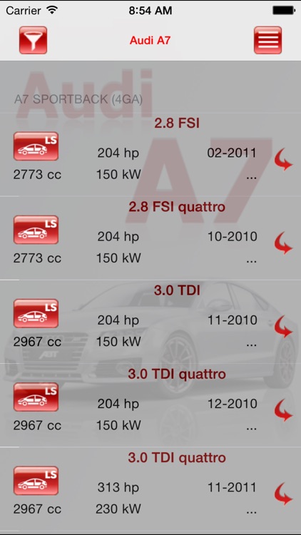 AutoParts Audi A7
