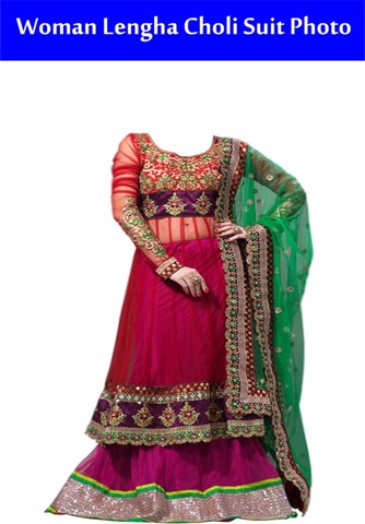 Women Lengha Choli Suit Photo screenshot 2