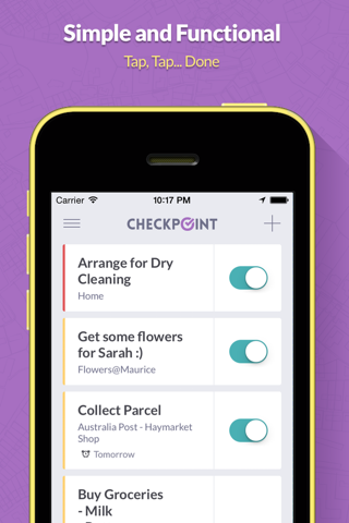 CheckPoint: Location-based Reminders screenshot 2