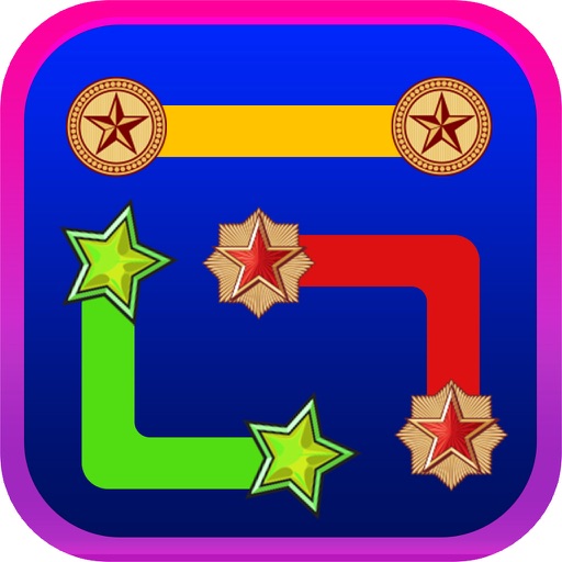 A Puzzle Game to Match  & Connect - Draw Line  between Same Pairs of Star icon