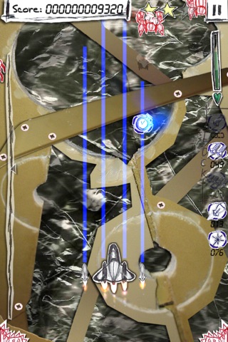 Shock-X. Lite - Space shooter wars paper screenshot 2