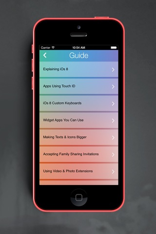 Guide For iOs 8 - Handbook With Tips, Tricks & Secrets screenshot 4