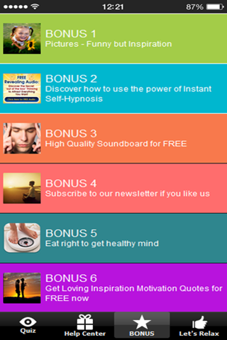 Hypnosis Quiz PRO - Interesting Techniques and Popular Self Help Methods for Better Sleep Focus and Inspiration screenshot 2