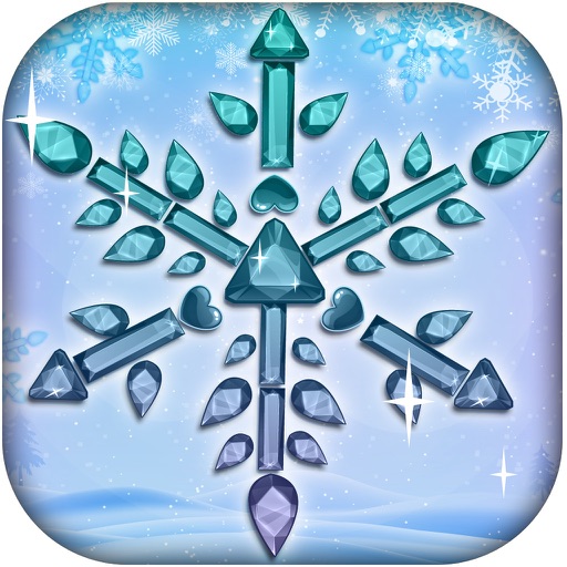 A Frozen Diamond Fall Escape - Snowflake Jewel Challenge FREE iOS App