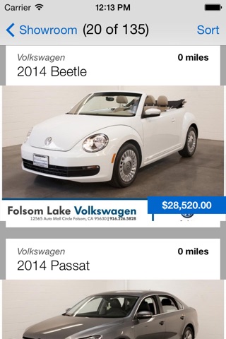 Folsom Lake Volkswagen screenshot 2