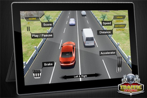 Traffic Racing - Sports car and highway racer's game screenshot 2