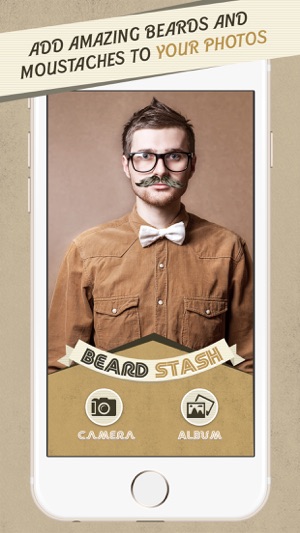 Beard Stash Free - Funny Mustache Pic & 