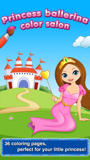 Princess Fairy Ballerina Color Salon: Fun Ballet Dancers Pri(圖1)-速報App