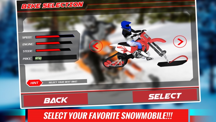 Extreme Snow Bike Simulator 3D - Ride the mountain bike in frozen arctic hills