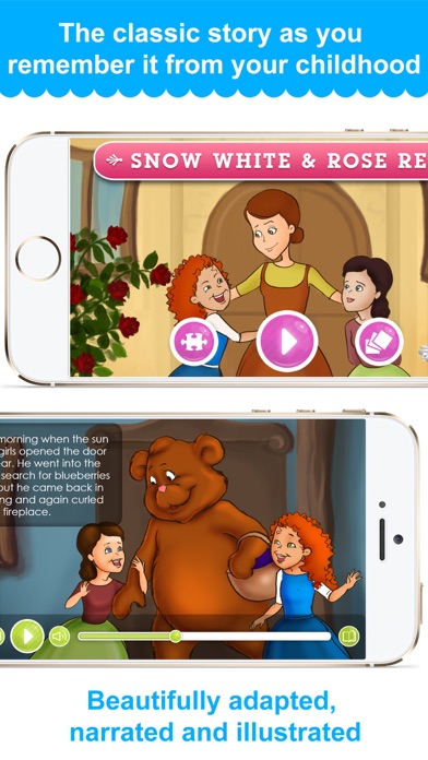 How to cancel & delete Snow White and Rose Red - Narrated Children Story from iphone & ipad 1