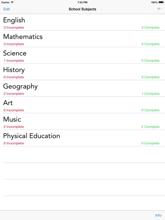 School Homework Organizer HD for iPad - Plan Your Assignments, Homework & Tests With Ease