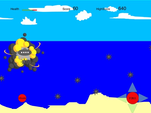 SubmarineShooterGame screenshot 2