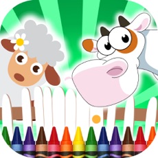 Activities of Coloring Book Farm Animals