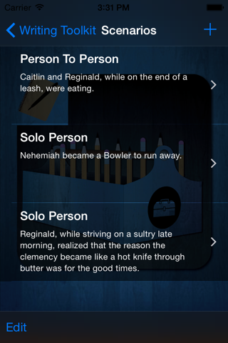 Writing Toolkit screenshot 2