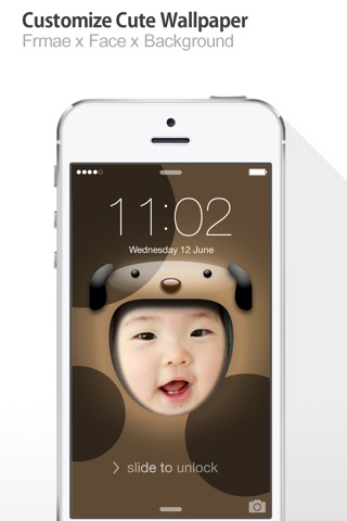 iFaceMaker Lite ( Cute animal themes ) : for Lock screen, Call screen, Contacts profile photo, instagram screenshot 4