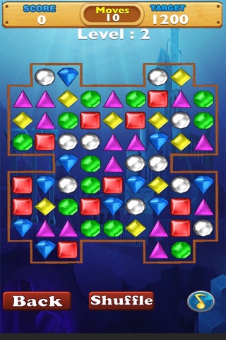 Diamond Mania Jewel HD-The best match 3 puzzel game for kids and family screenshot 3