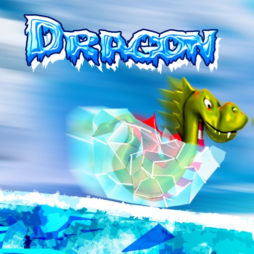 Epic Frozen Dragon Race - Awesome downhill speed racing iOS App