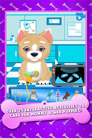 My Newborn Puppy - Baby & Mommy Dog Pregnancy Care Kids Pets Games screenshot 3