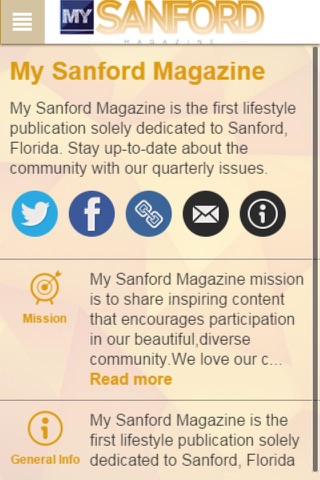 MySanfordMagazine screenshot 3
