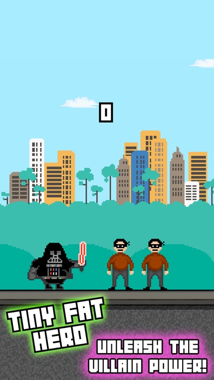 Tiny Fat Hero - Play Free 8-bit Retro Pixel Fighting Games