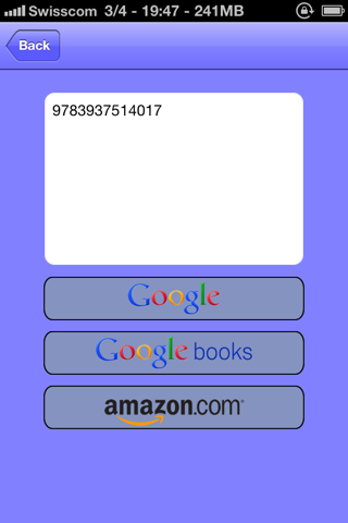 QR & Barcode Reader and Scanner - simple and fast for all kinds of products and books screenshot 4