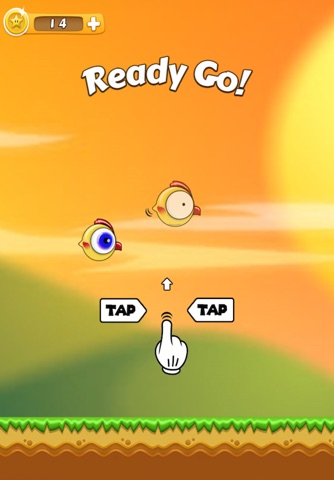 Lucky Bird-free game of a flappy flyer's adventure screenshot 2