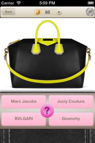 Guess the Handbag Designer - Fashion game for women and girls, ( ladies quiz ) screenshot 2