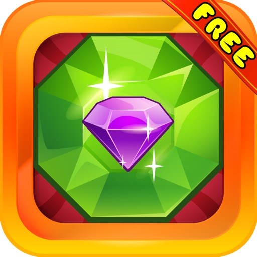 Jewel Moonstruck : - A fun match 3 game of colorful jewels for Christmas season. icon