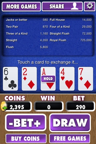 Aaaah Vegas Video Poker - FREE screenshot 2