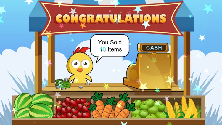 Tiny Chicken Learns Currency : Farmers Market screenshot-4